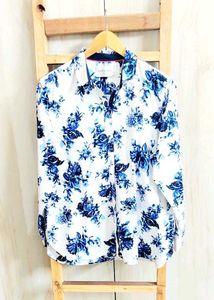 Fine Cotton Printed Shirt Bust Size-42