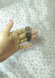Pack Of 2 Combo Vintage Silver Cuff Bracelet