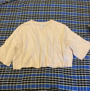 Beige Crop Top