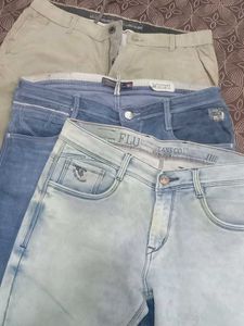 2 Jeans 1 Trouser Mens