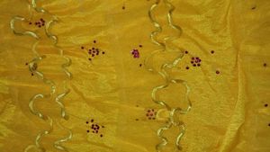 Yellow Ruffled Ethnic Skirt