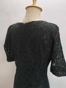 Black Lace Sheath Dress