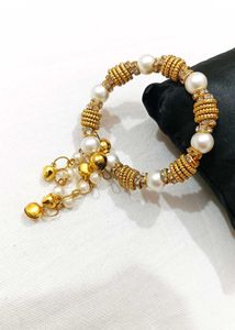 Pearl & Gold Bangle