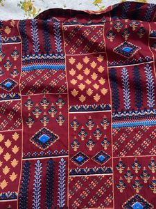 Ethnic Button Crop Shirt