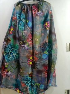 Floral Print Maxi Skirt