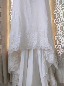 Vintage White Lace Wedding Dress