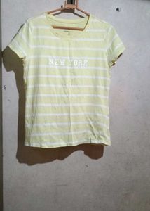 Lime Yellow Colour Tshirt