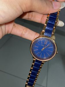 Anne Klein Watch - Blue &amp; Rose Gold