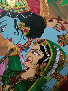 Lord Krishna Radha Amazing 😍 Painting