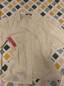 Vintage-Inspired Gingham Blouse &amp; Cami Set