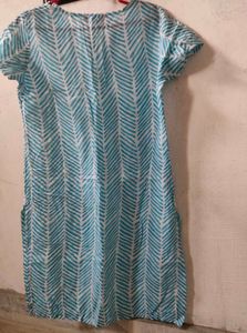 Blue &amp; White Casual Dress 🩵🤍. Summer Comfi🥰