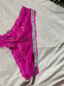 Pink Lace Briefs