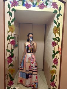 Floral Patchwork Maxi Dress
