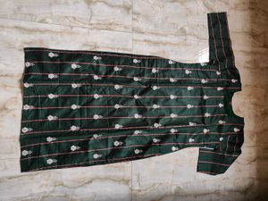 Floral Green Kurta