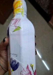 Handcrafted &#39;Happy Birthday&#39; Bottle