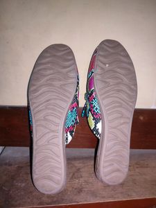 Catwalk Snake Print Mules