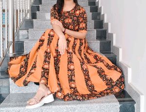 Floral Print Maxi Dress