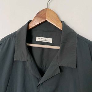 Olive Camp Collar Shirt