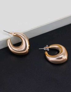 Chunky Gold Hoop Earrings