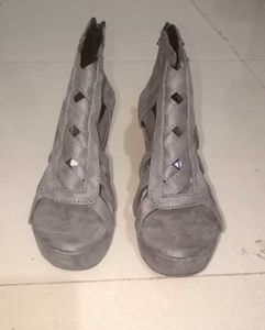 Grey Women&#39;s Wedges