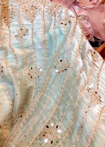 Light Sea Green New Lengha For Wedding Occasion 🎉