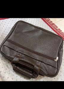 Vintage Brown Leather Briefcase