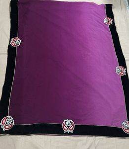 Ombre Purple Saree with Embroidered Border