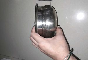 Steel Bhagona With Lid