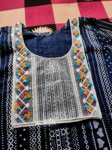 Women Printed Straight Rayon Kurta