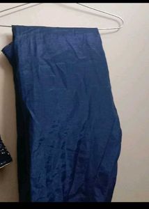 navy blue kurti salwar set