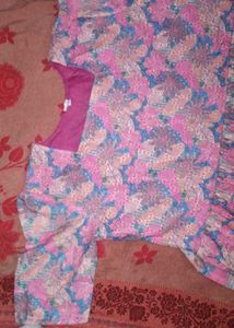 Tiered Floral Print Dress