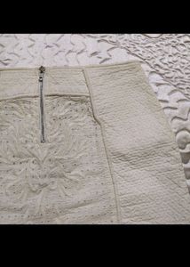 Zara White Skirt