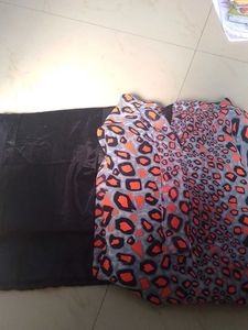 Long Culer Top And Chudidar Salwar Balck