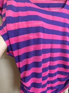Sheer Striped Top