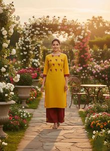 Elegant Yellow Kurta Set