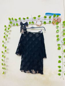 Black Mesh Top Looks Very Nice When Styled