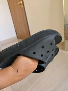 CROCS Black Slides