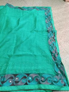 Sea Green New Saree❤‍🔥