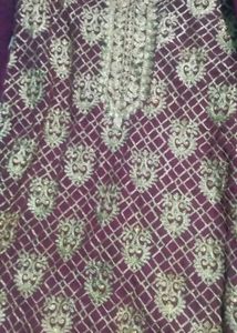 Purple Sharara Suit