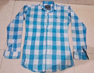 Blue & White Checkered Shirt