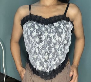 Pinterest Corset Detail Top