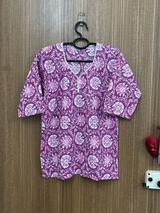 Floral Print Kurta