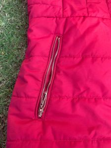 Red Padded Winter Coat