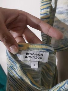 (Negotiable)Patterned Cutout Mini Dress
