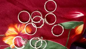 10 OXIDISED RINGS