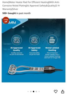 Bajaj Copper 1000 Watts Immersion Rod Heater