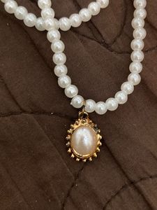 Double Layered Pearl Necklace