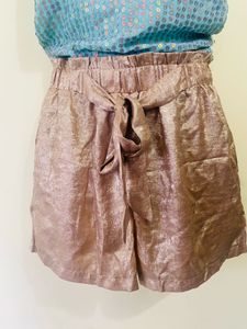Shiny Bronze Shorts