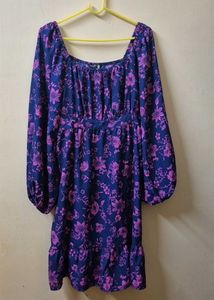 Floral Print Midi Dress