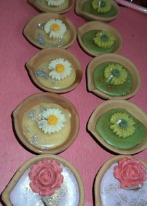 Diya Fragrance Candles Set Of 4